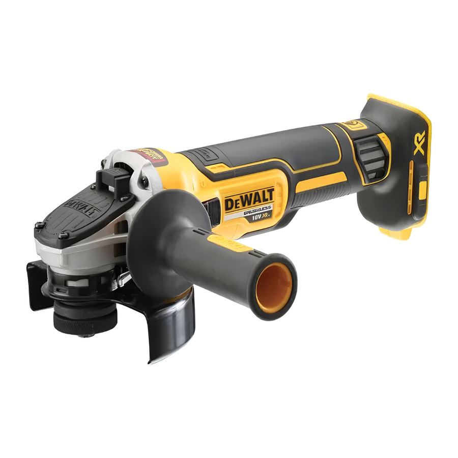 DeWALT XR Brushless Grinder - DCG405N