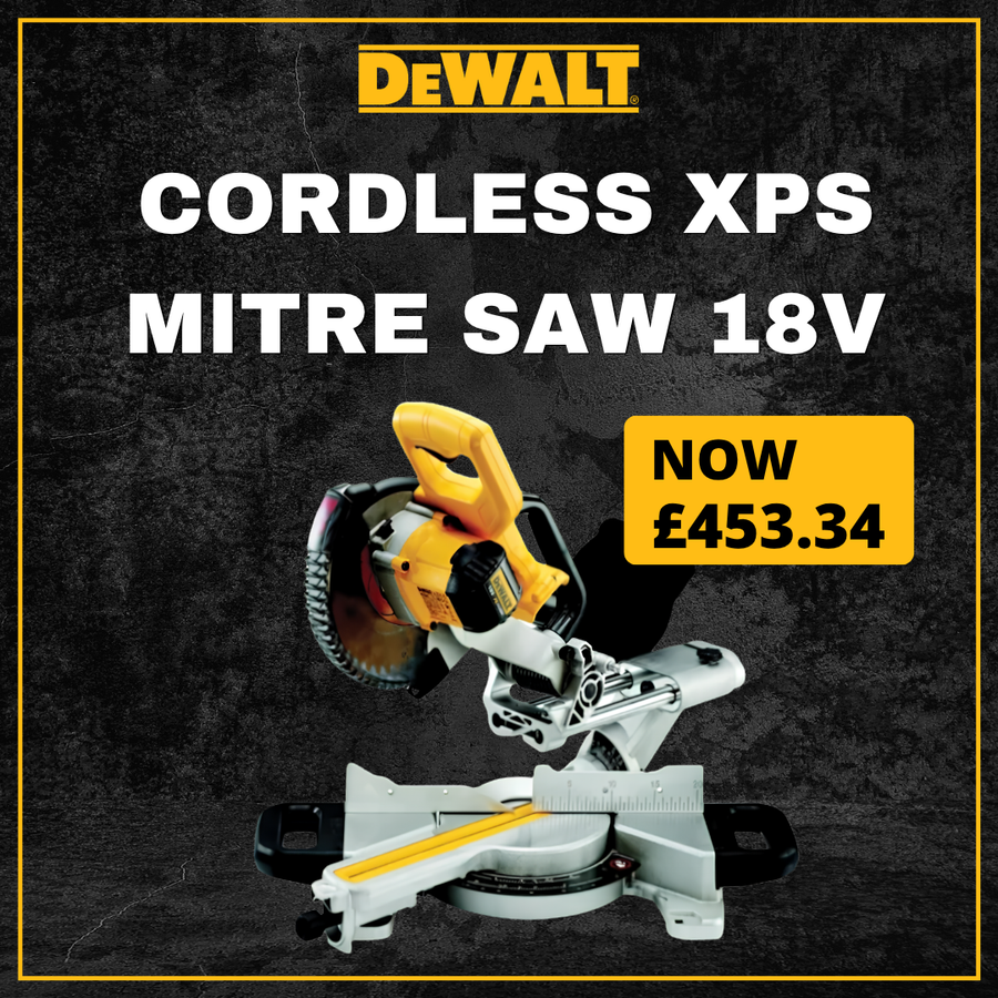 DeWALT Cordless XPS Mitre Saw 18V