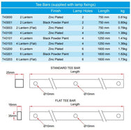 Doughty Lantern Tee Bar (Supplied with Lamp Fixings) - imagen 6