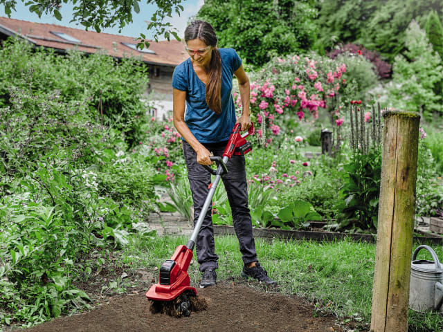 Einhell GE-CR 18/20 Li E - Solo Tiller 18V Bare Unit – – Now available at MTN Shop UK. - imagen 2