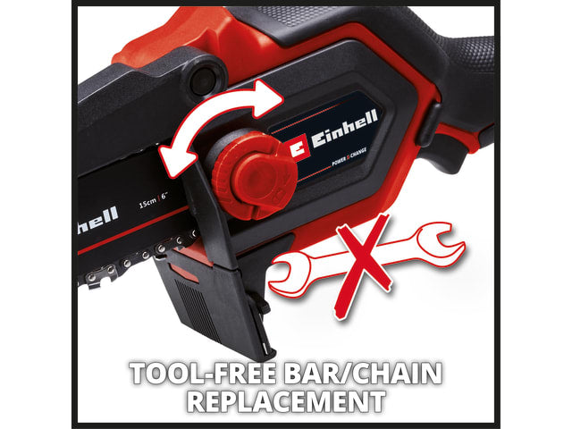 Einhell GE-PS 18/15 Li BL-Solo Power X-Change Pruning Chain Saw 18V Bare Unit – – Now available at MTN Shop UK. - imagen 3