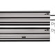 Einhell Aluminium Guide Rails 1000mm
