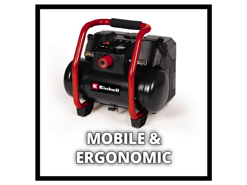 Einhell TE-AC 36/150 Li OF-Solo Power X-Change Air Compressor 36V (2x18V) Bare Unit - imagen 2