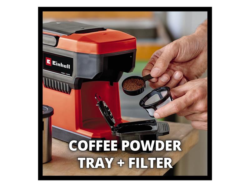 Einhell TE-CF 18 Li-Solo Power X-Change Coffee Maker 18V Bare Unit - imagen 3