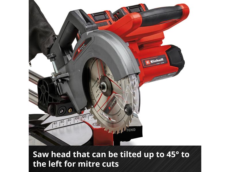 Einhell TE-SM 36/210 Li-Solo Power X-Change Sliding Mitre Saw 18V Bare Unit - imagen 3
