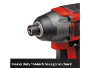 Einhell TP-CI 18/220 Li BL-Solo Power X-Change Impact Driver 18V Bare Unit - imagen 3