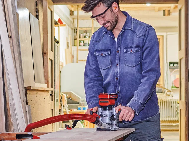 Einhell TP-RO 18 Set Li BL-Solo Power X-Change Router/Palm Router 18V Bare Unit – – Now available at MTN Shop UK. - imagen 8