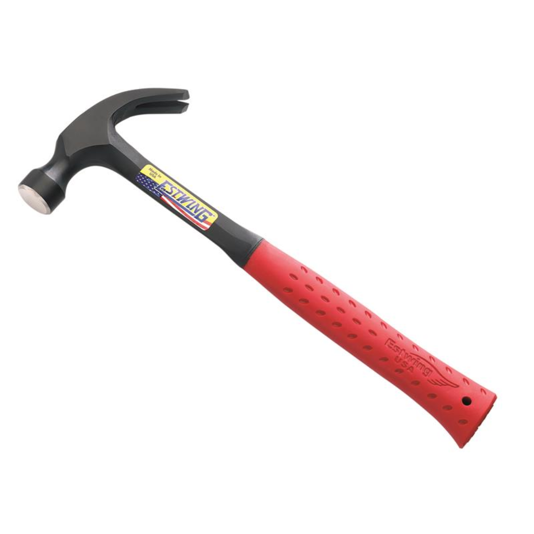 Estwing E3/20C Curved Claw Hammer - Red Vinyl Grip 560g (20oz) – – Now available at MTN Shop UK.