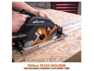 Evolution R185CCSX Circular Track Saw Kit 185mm 1600W 110V - imagen 2