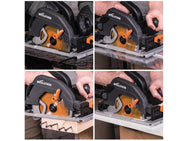 Evolution R185CCSX Circular Track Saw Kit 185mm 1600W 240V - imagen 3