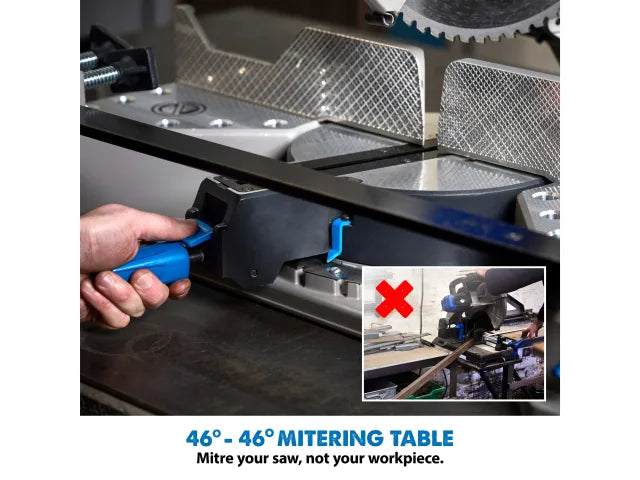 Evolution S355MCS Heavy-Duty Metal Cutting Mitre Chop Saw 1600W 110V – – Now available at MTN Shop UK. - imagen 4