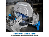 Evolution S355MCS Heavy-Duty Metal Cutting Mitre Chop Saw 1600W 110V – – Now available at MTN Shop UK. - imagen 6