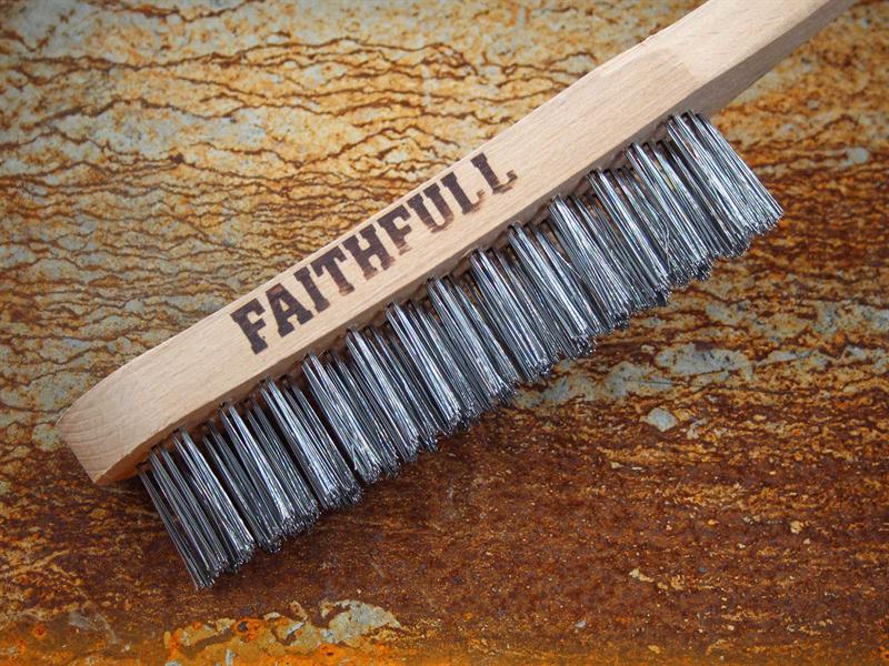 Faithfull Lightweight Scratch Brush, Four Row - imagen 2