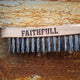 Faithfull Lightweight Scratch Brush with Scraper, Four Row