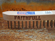 Faithfull Heavy-Duty Scratch Brush, Two Row - imagen 3