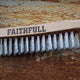 Faithfull Heavy-Duty Scratch Brush, Three Row