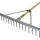 Faithfull Aluminium Landscape Rake Wooden Handle FSC 100%