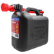 Faithfull Plastic Fuel Can Black 5 litre
