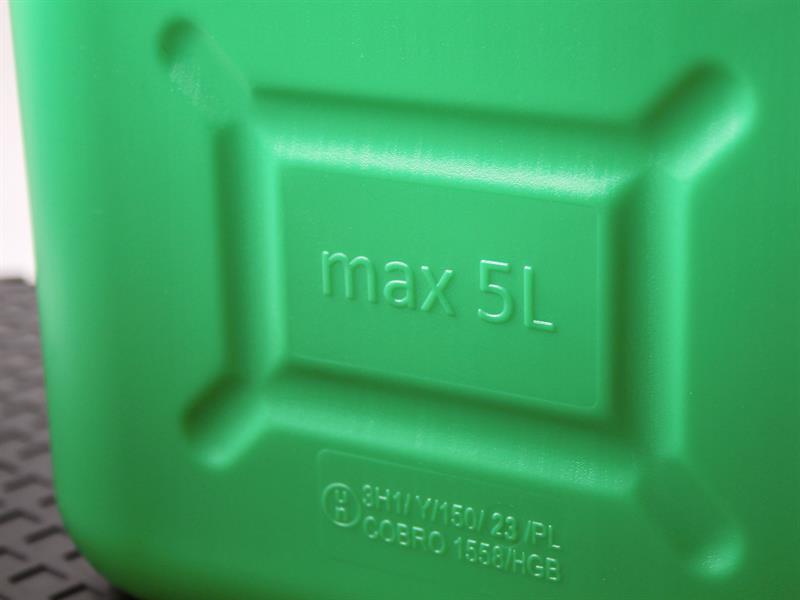 Faithfull Plastic Fuel Can Green 5 litre - imagen 6