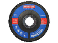 Faithfull Cleaning Fleece Disc Coarse 115 x 22mm – – Now available at MTN Shop UK.