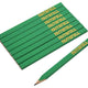 Faithfull FSC Carpenter's Pencils - Green / Hard (Pack 10)