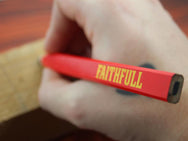 Faithfull FSC Carpenter's Pencils - Red / Medium (Pack 10) - imagen 2