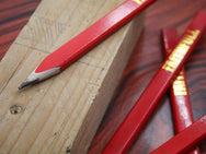 Faithfull FSC Carpenter's Pencils - Red / Medium (Pack 10) - imagen 4