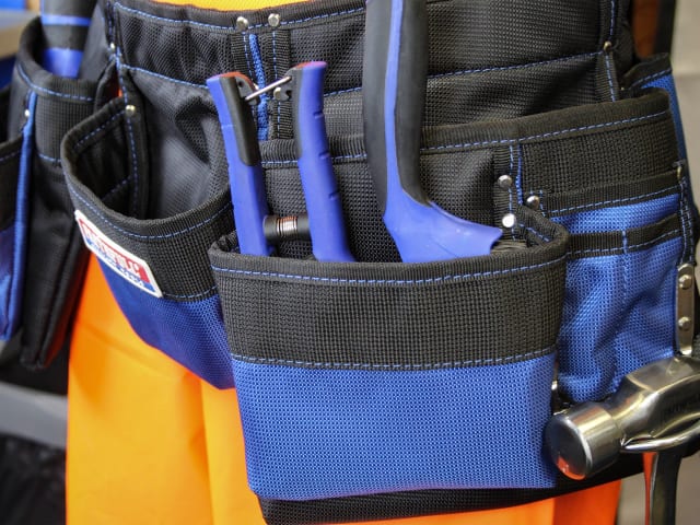 Faithfull Double Tool & Nail Pouch 2100D Nylon – – Now available at MTN Shop UK. - imagen 3