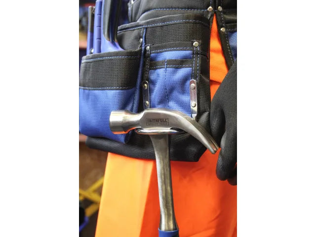 Faithfull Double Tool & Nail Pouch 2100D Nylon – – Now available at MTN Shop UK. - imagen 5