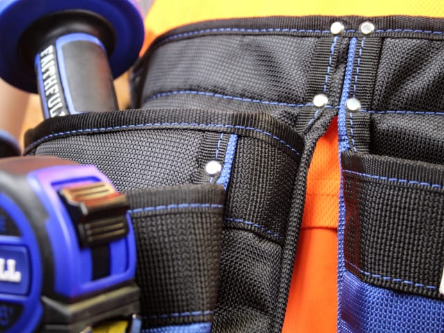 Faithfull Double Tool & Nail Pouch 2100D Nylon – – Now available at MTN Shop UK. - imagen 4