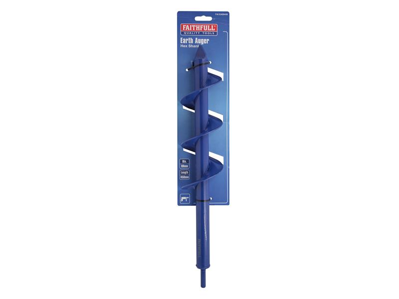 Faithfull Earth Auger Drill Bit 80 x 450mm - imagen 6