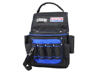 Faithfull Electricians Tool Pouch 2100D Nylon – – Now available at MTN Shop UK.