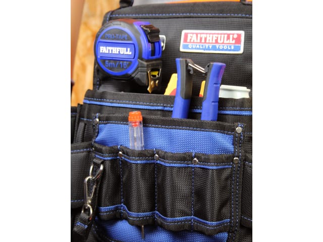 Faithfull Electricians Tool Pouch 2100D Nylon – – Now available at MTN Shop UK. - imagen 4