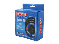 Faithfull Zirconia Abrasive Jumbo Flap Disc 115 x 22mm 40 Grit (3 Pack) - imagen 2