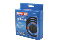 Faithfull Aluminium Oxide Flap Disc 115 x 22mm 80 Grit (3 Pack)