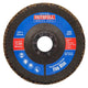 Faithfull Aluminium Oxide Flap Disc 125 x 22mm 80 Grit