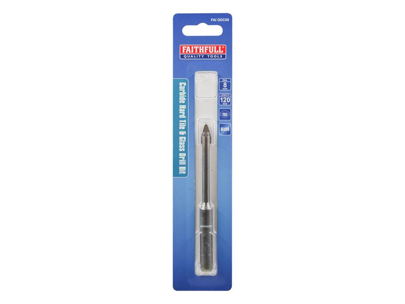 Faithfull Carbide Hard Tile & Glass Drill Bit - imagen 5