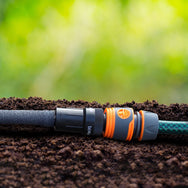 Faithfull 15 Metre Soaker Hose Kit buried in soil for underground irrigation - imagen 7