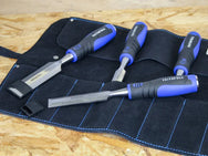 Faithfull 8 Pocket Leather Chisel Roll – – Now available at MTN Shop UK. - imagen 3