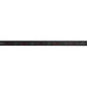 Faithfull Matt Black Stainless Steel Measuring Rule