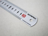 Faithfull Matt Silver Measuring Rule - imagen 2
