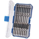 Faithfull Long Impact Bit Set in Case, 16 Piece