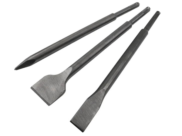 Faithfull SDS Plus Chisel Set, 3 Piece – – Now available at MTN Shop UK.