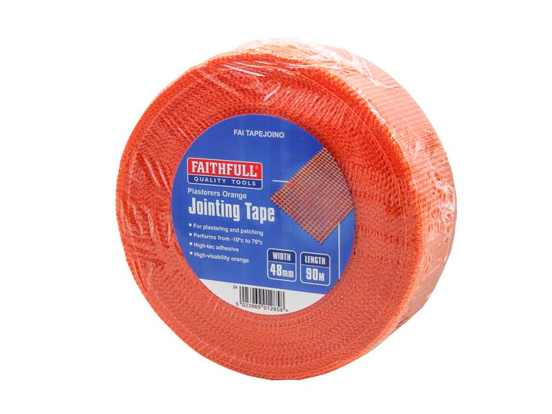 Faithfull Plasterers Orange Jointing Tape 48mm x 90m - imagen 2