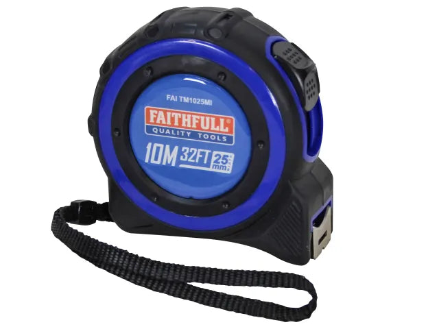 Faithfull Trade Tape Measure 10m/33ft (Width 25mm) – – Now available at MTN Shop UK. - imagen 2
