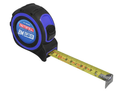 Faithfull Trade Tape Measure 8m/26ft (Width 25mm) – – Now available at MTN Shop UK.
