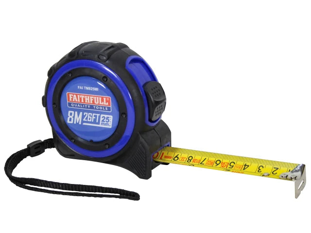 Faithfull Trade Tape Measure 8m/26ft (Width 25mm) – – Now available at MTN Shop UK. - imagen 2