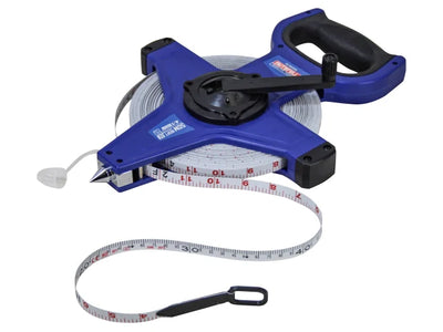 Faithfull Fast Rewind Open Long Tape 50m/165ft (Width 13mm) – – Now available at MTN Shop UK.