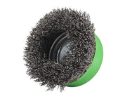 Faithfull X-LOCK Wire Cup Brush 75mm M14x2, 0.30mm Stainless Steel Wire – – Now available at MTN Shop UK.