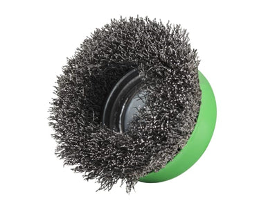 Faithfull X-LOCK Wire Cup Brush 75mm M14x2, 0.30mm Stainless Steel Wire – – Now available at MTN Shop UK.